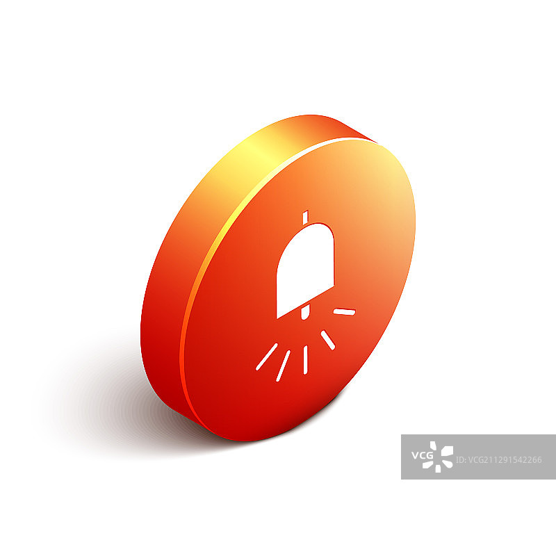 2.5D响铃闹钟图标图片素材