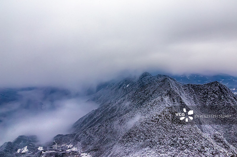 壶瓶山顶风光图片素材