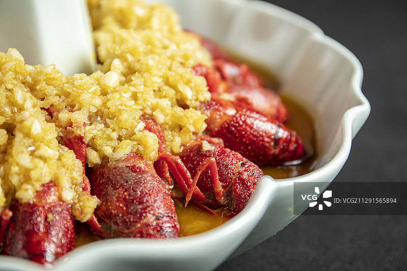 黄金蒜泥小龙虾图片素材