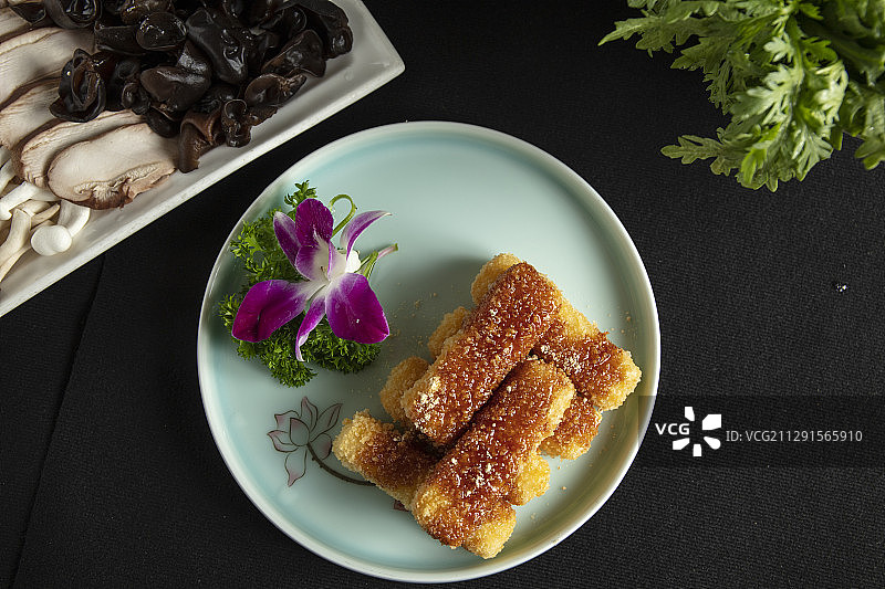 红糖糍粑图片素材