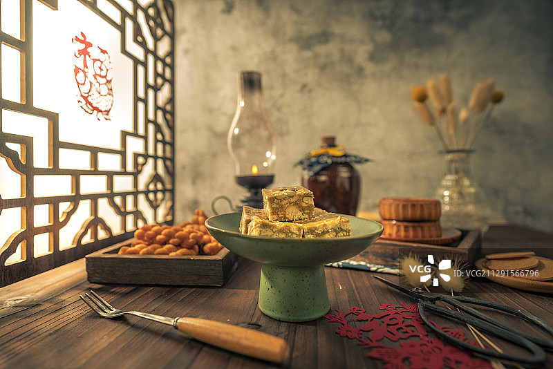 雪花酥图片素材