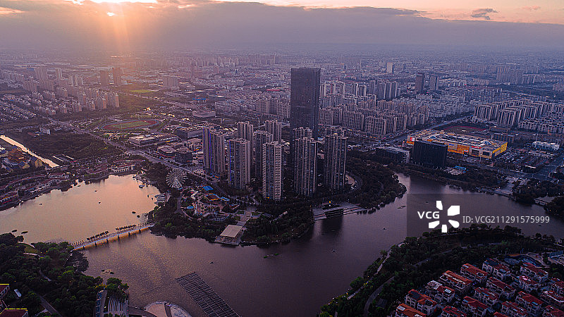 南山湖一号 南通 通州区图片素材