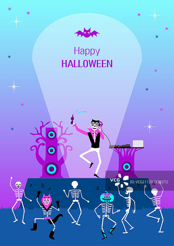 万圣节主题矢量插画图片素材