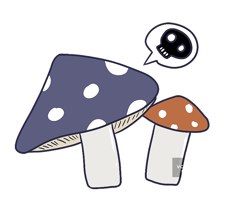 元素：毒蘑菇图片素材