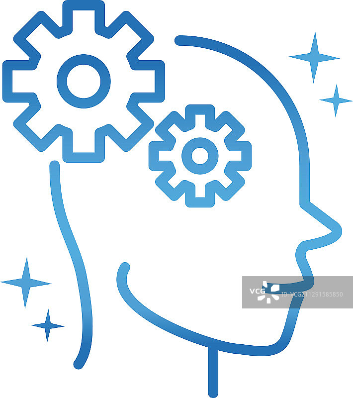 阿尔茨海默病：神经大脑认知图片素材