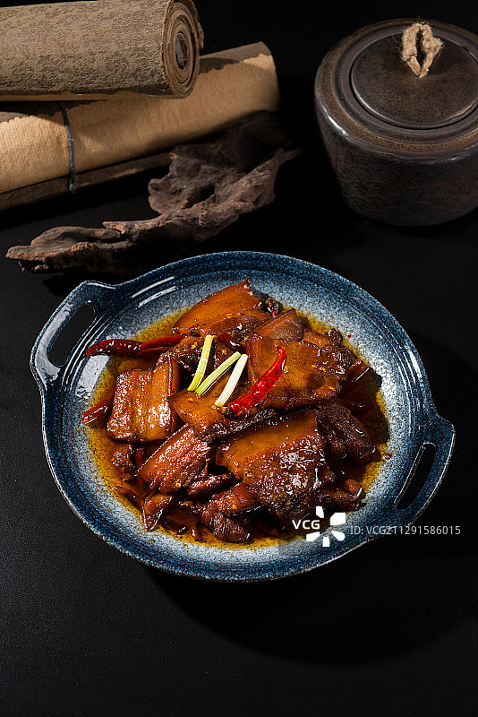 皖南红烧肉图片素材