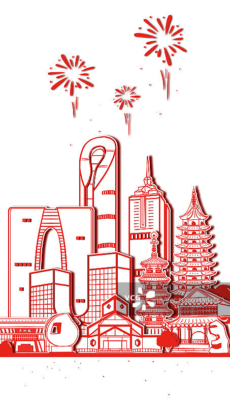 苏州建筑竖版图片素材