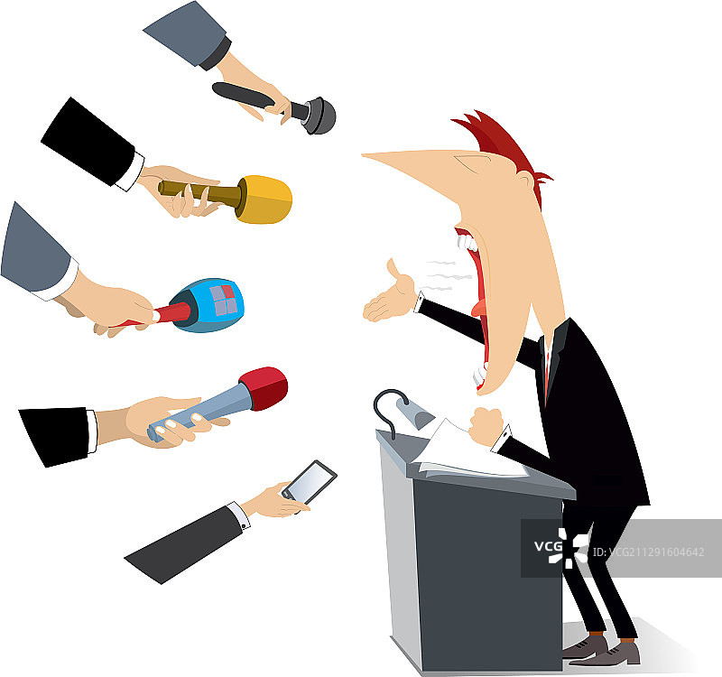 演讲与麦克风图片素材