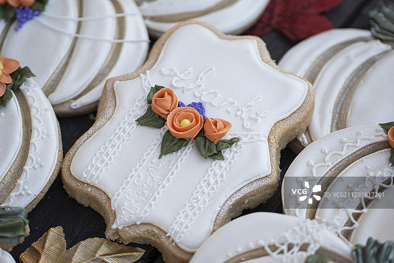 南瓜风味饼干图片素材