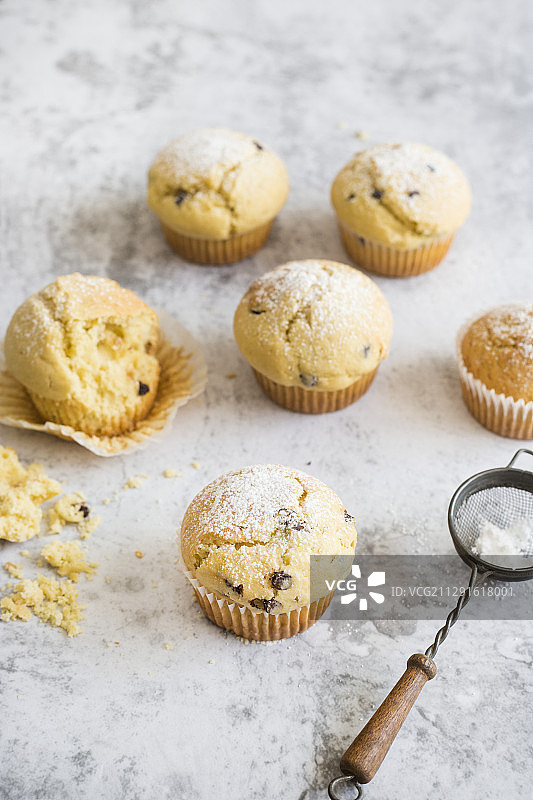 巧克力曲奇玛芬图片素材