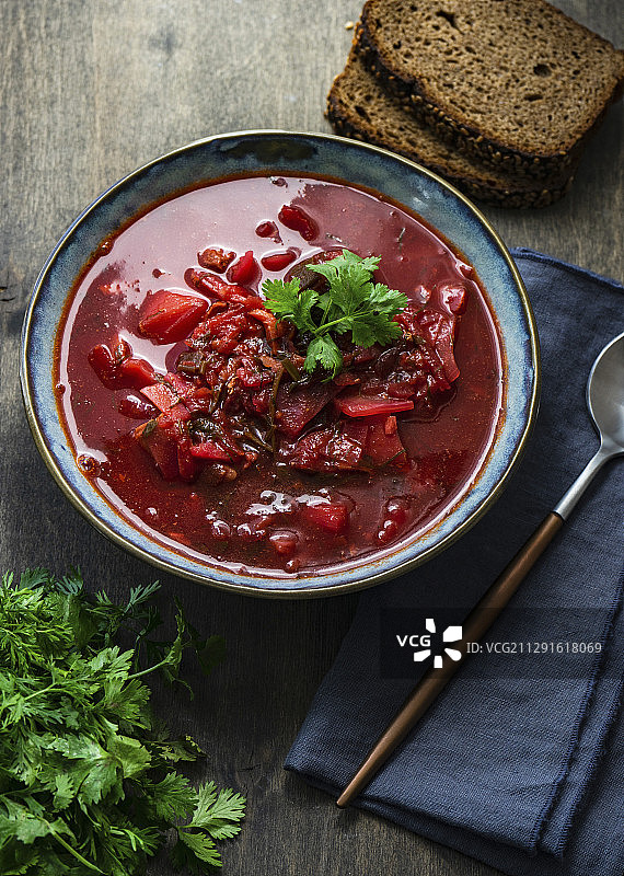 乌克兰传统罗宋汤图片素材