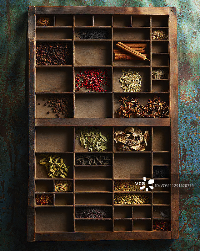 印度香料板图片素材