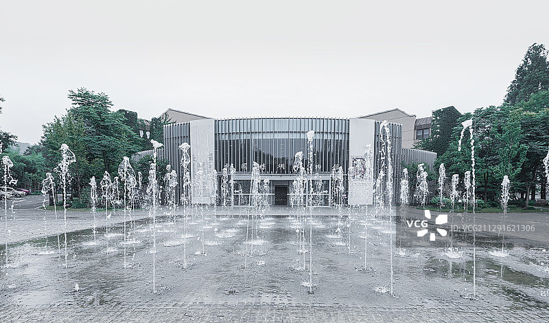 中国丝绸博物馆展厅展览图片素材