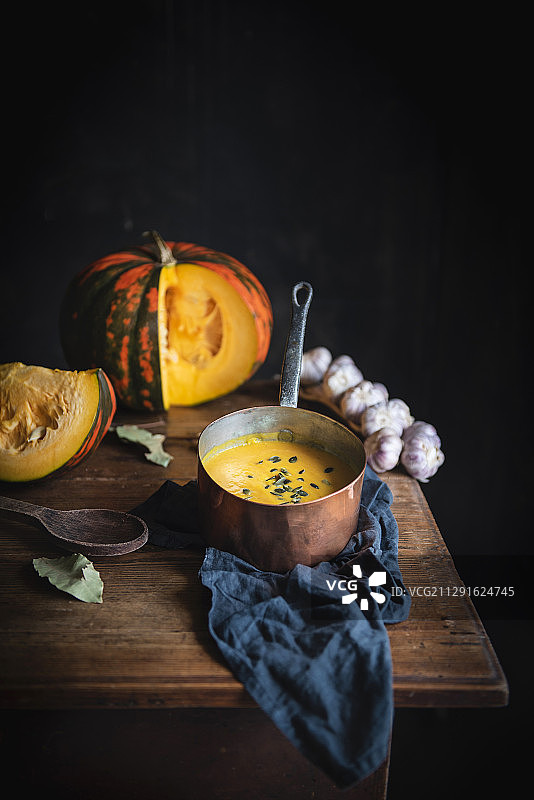烤南瓜汤图片素材