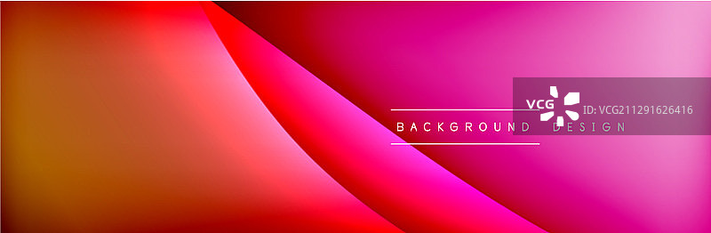 带有3d阴影效果和流体的流动波图片素材