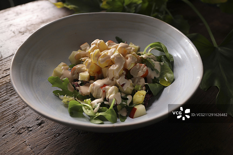 蟹肉沙拉图片素材