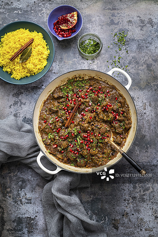 波斯羊肉炖图片素材