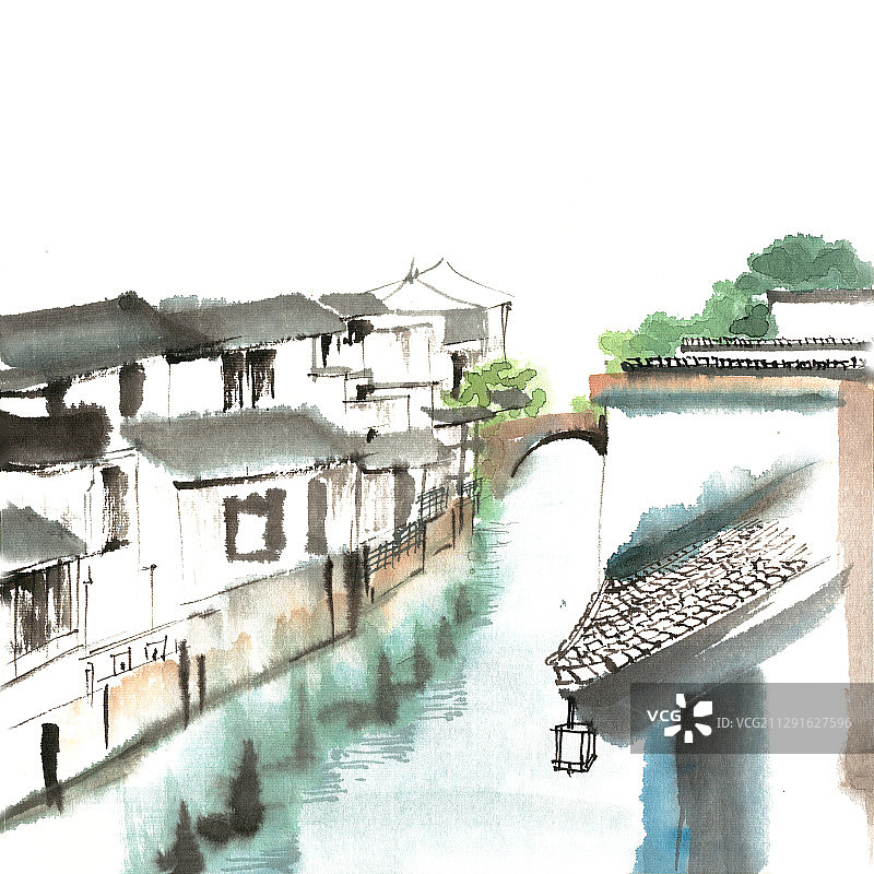 水乡古镇图片素材