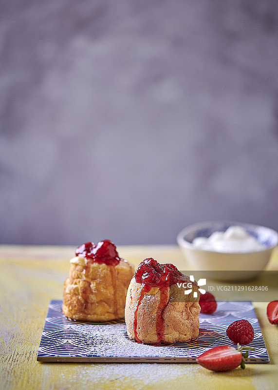 搭配浆果库里的日式煎饼图片素材