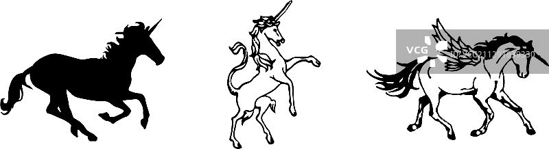 独角兽图标图片素材