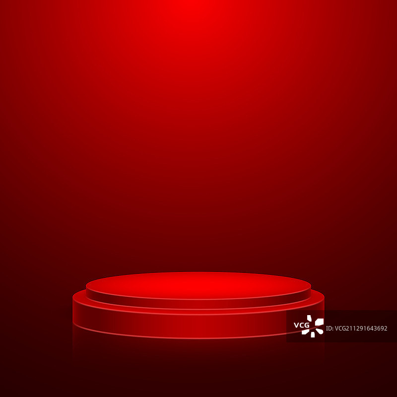 圆形舞台讲台与灯光背景图片素材