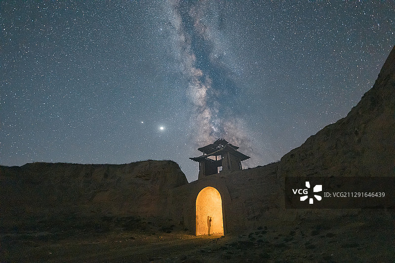 甘肃省白银市景泰县永泰古城图片素材