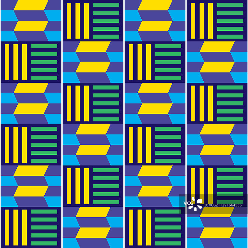 非洲部落肯特无缝图案图片素材