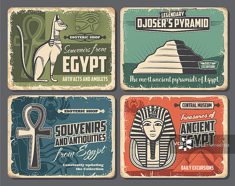 埃及旅游纪念品商店图片素材