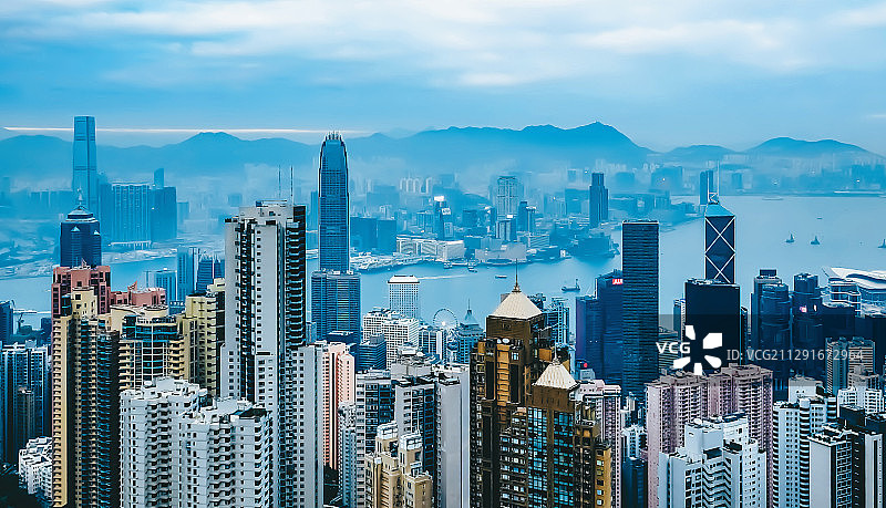 香港最美天际线图片素材