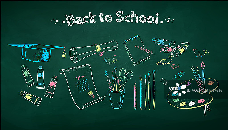 艺术生用品合集图片素材