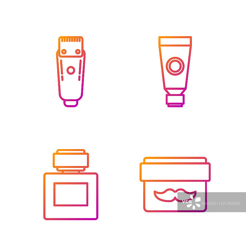 面霜乳液化妆品罐须后水图片素材