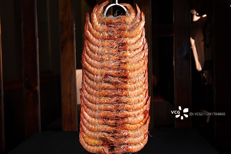 盐烤虾图片素材