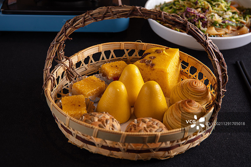 杂粮窝窝头图片素材