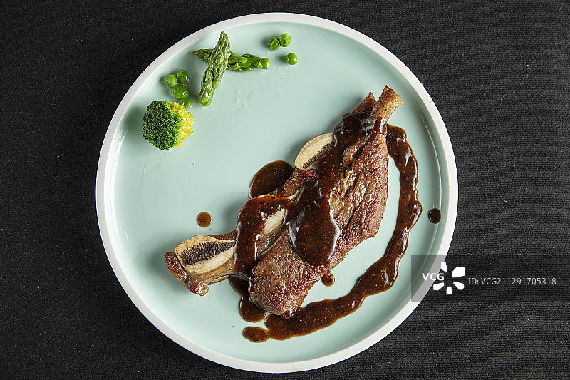 黑椒牛仔骨图片素材