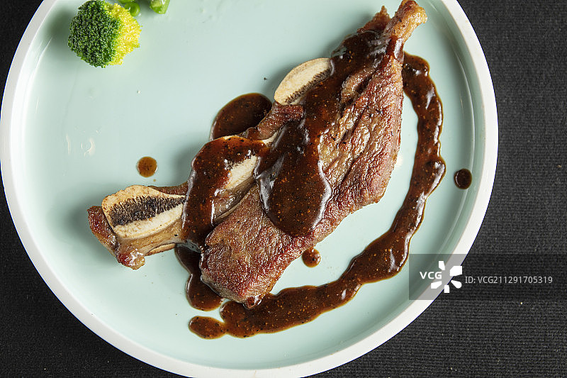 黑椒牛仔骨图片素材