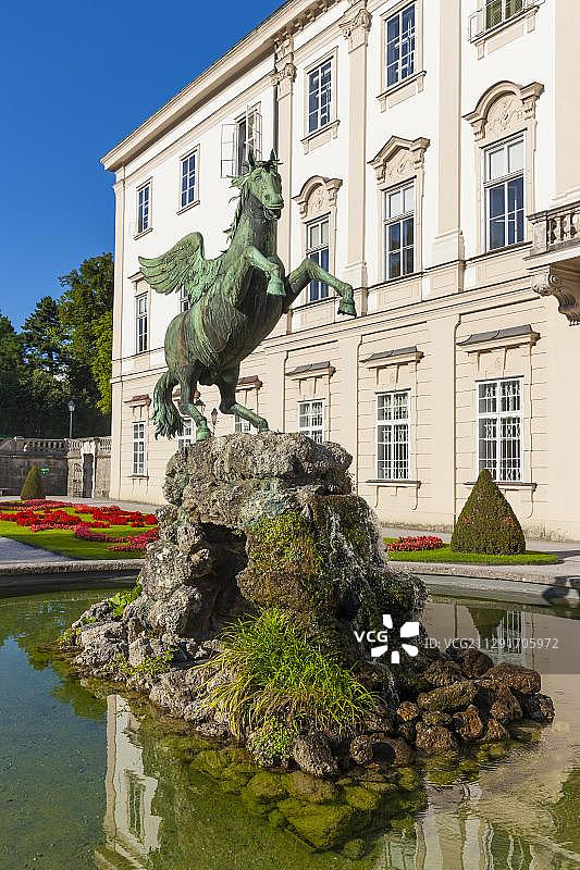 欧洲奥地利萨尔茨堡米拉贝尔宫和米拉贝尔花园图片素材