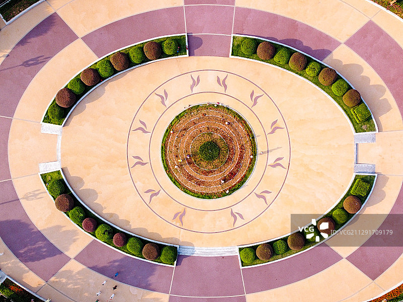 航拍衡阳太阳广场图片素材