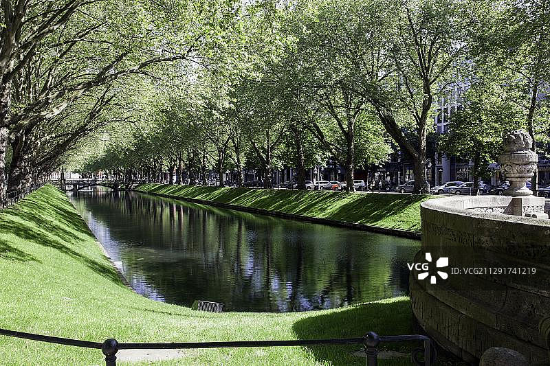 德国杜塞尔多夫国王大道图片素材