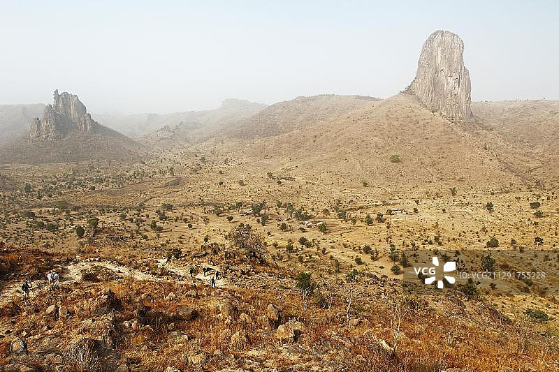 喀麦隆卡普西基峰火山地貌图片素材