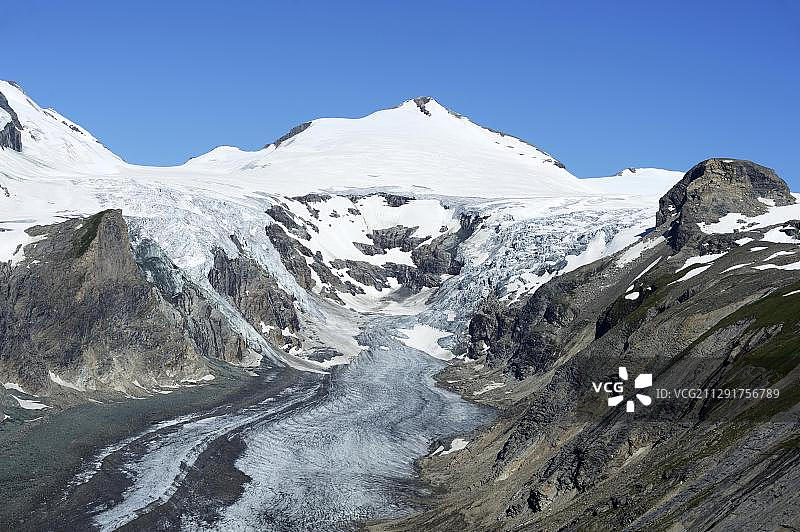奥地利卡林西亚州帕斯泰尔策冰川和约翰尼斯山图片素材