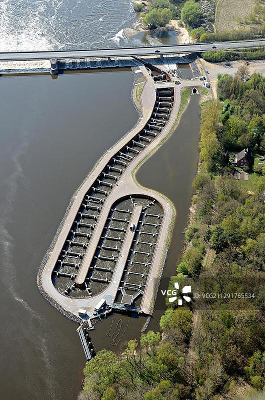 德国易北河鱼道图片素材