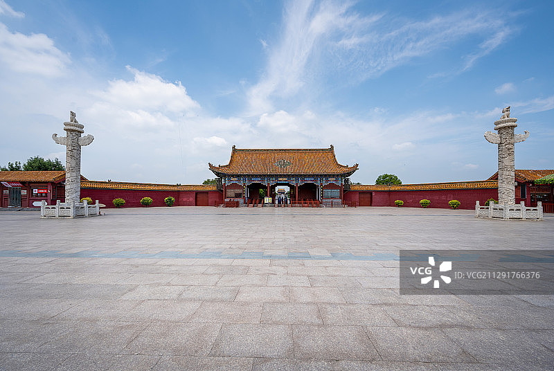 中国河南开封龙亭广场图片素材