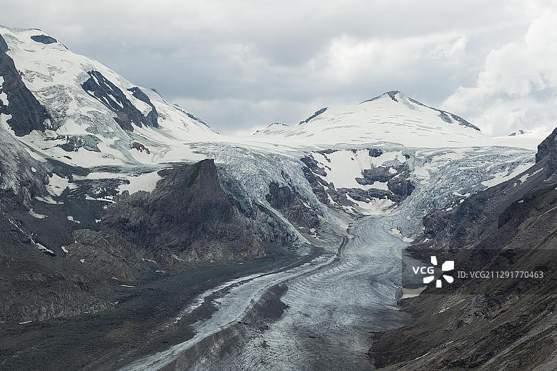 帕斯特泽冰川，格罗斯格洛克纳山，奥地利高地陶恩山脉图片素材