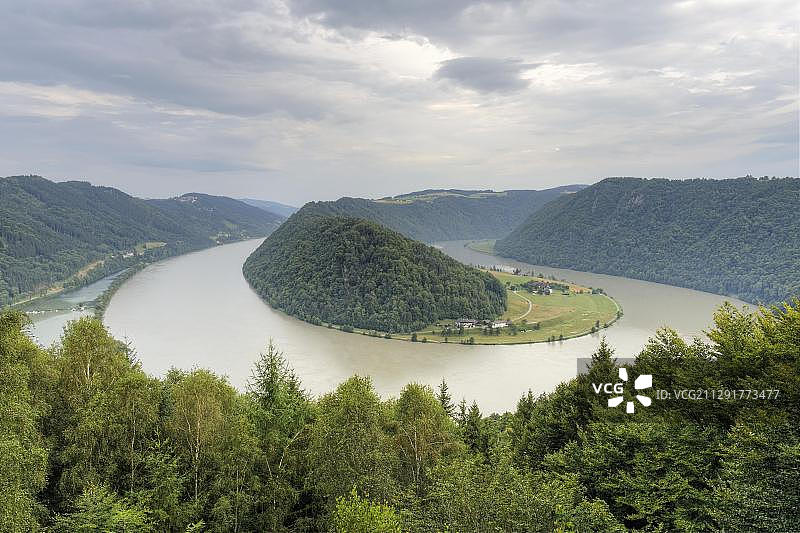 奥地利上奥地利州多瑙河图片素材