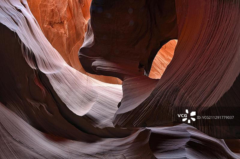 美国亚利桑那州佩吉市下羚羊峡谷图片素材