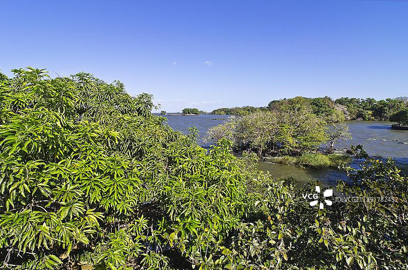 尼加拉瓜湖伊斯莱塔斯风光，中美洲尼加拉瓜图片素材