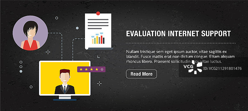 互联网评估支持banner图片素材