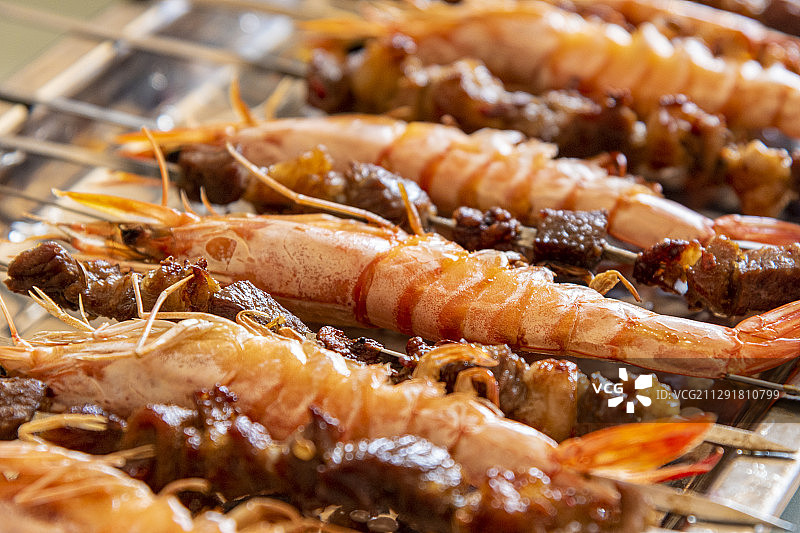 烧烤大虾图片素材