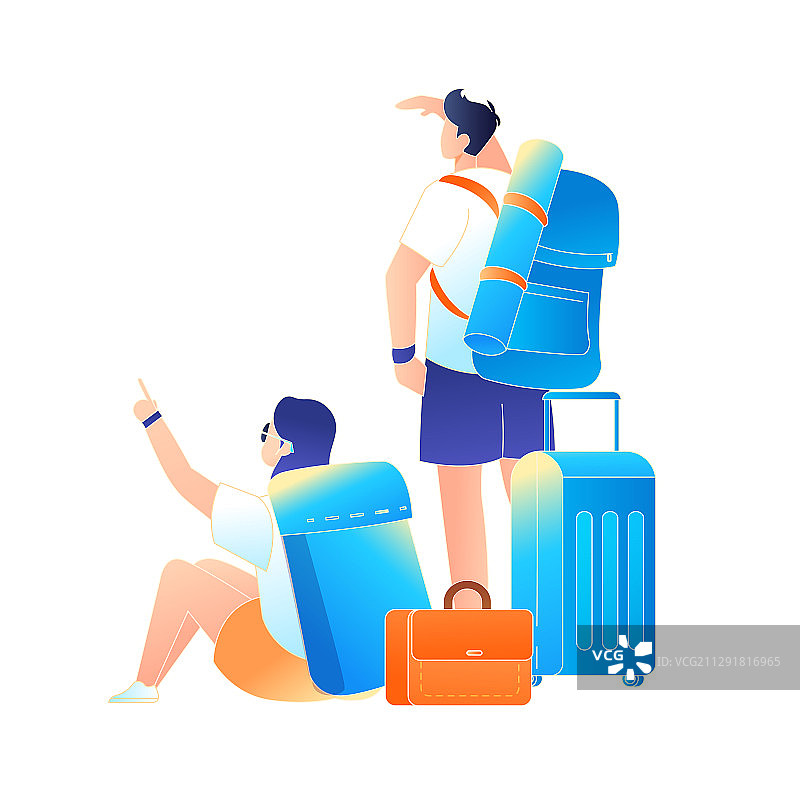 出游出行等车旅行旅途图片素材
