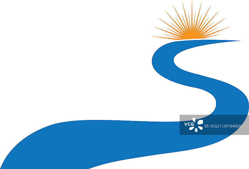 河流logo模板图标图片素材